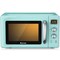 Costway 0.9Cu.ft. Retro Countertop Compact Microwave Oven 900W 8 Cooking Settings BlackGreenWhite